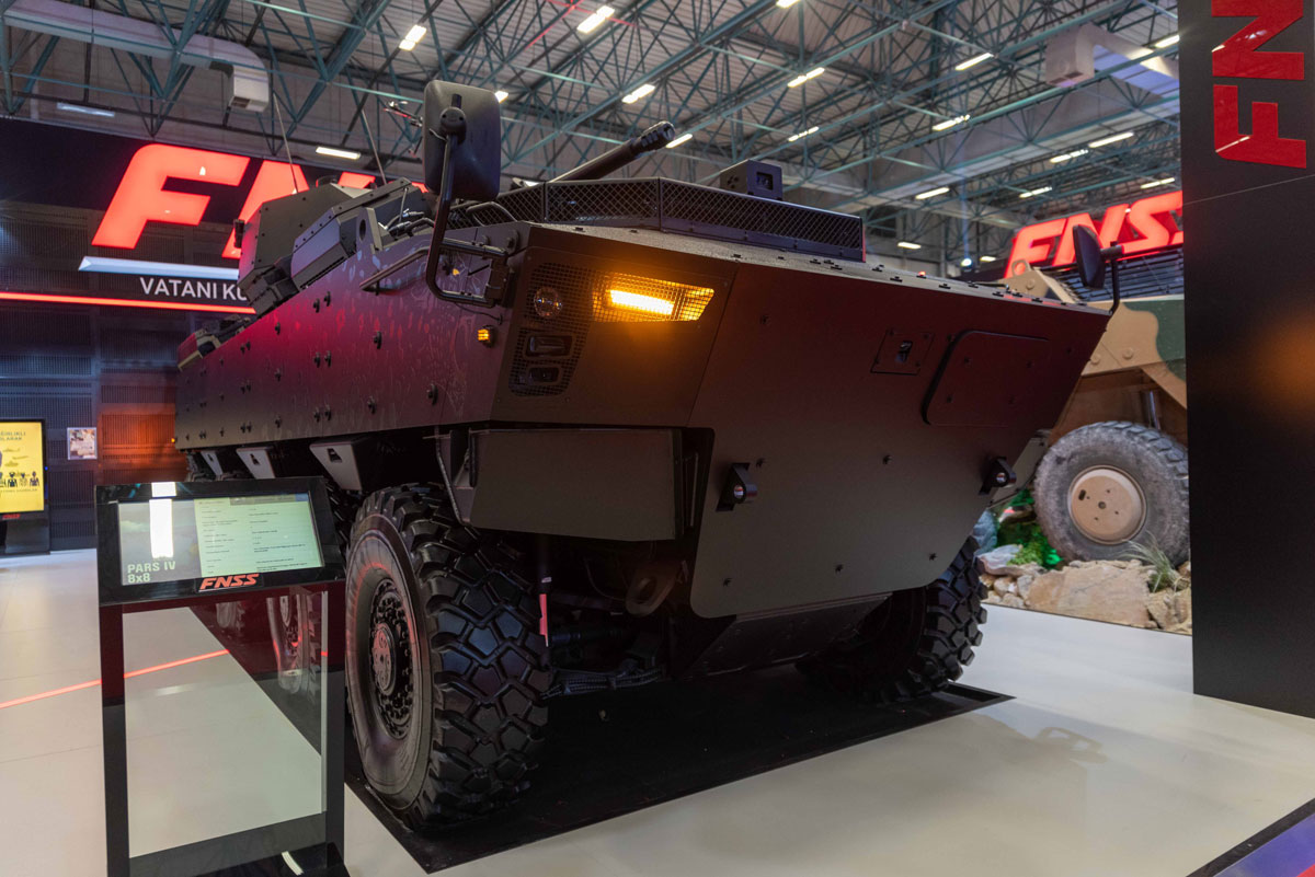 FNSS - PARS IV 8x8 New Generation Wheeled Armoured Vehicle is Ready for Duty